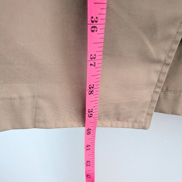 Lands End Insulated Trench Coat EUC Sz 8 - Picture 7 of 7